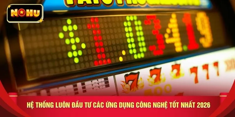 Hệ thống luôn đầu tư các ứng dụng công nghệ tốt nhất 2026
